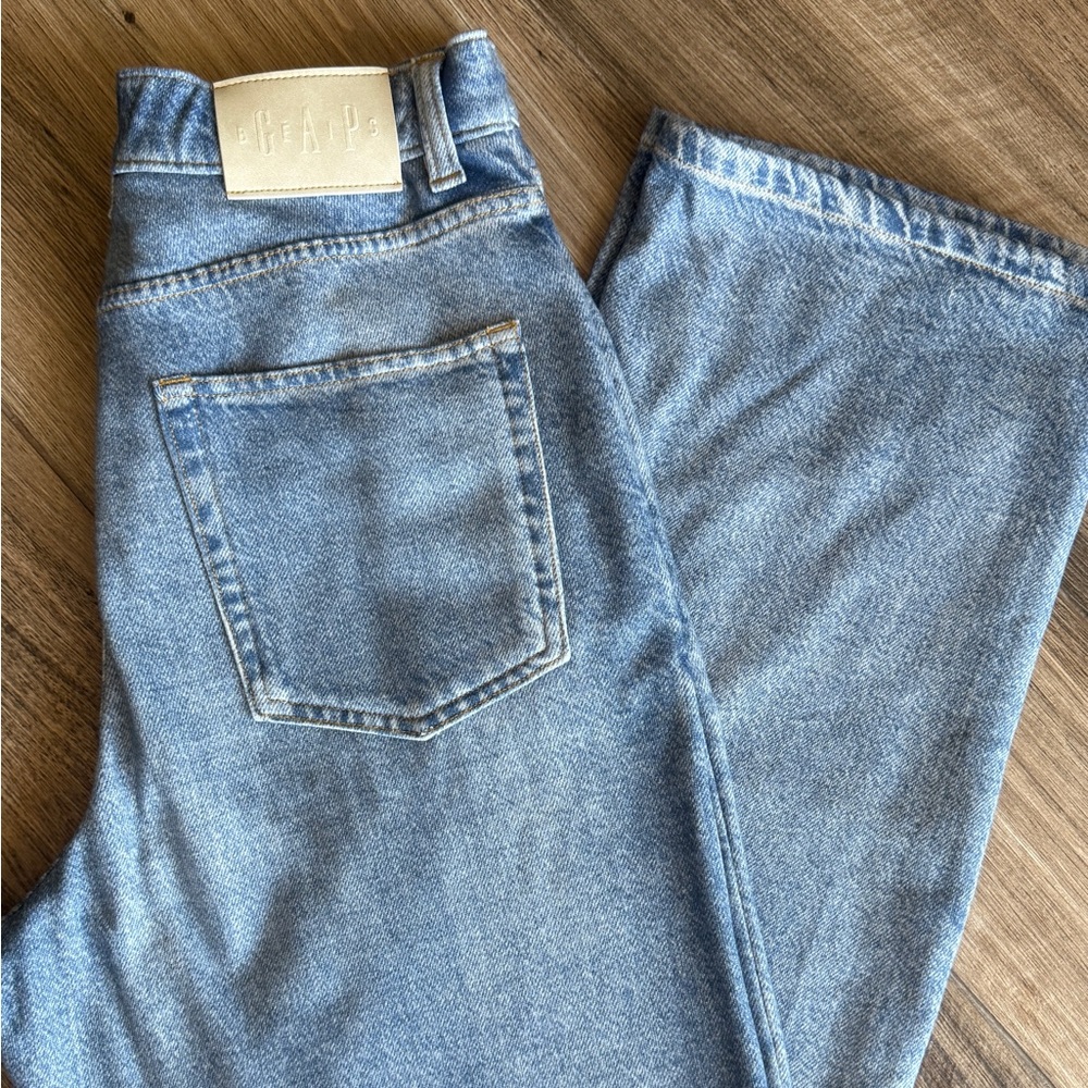 Beis x Gap Knit Denim Baggy Jeans Unisex Womens Mens XS